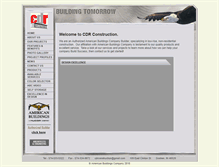 Tablet Screenshot of buildwithcdr.com